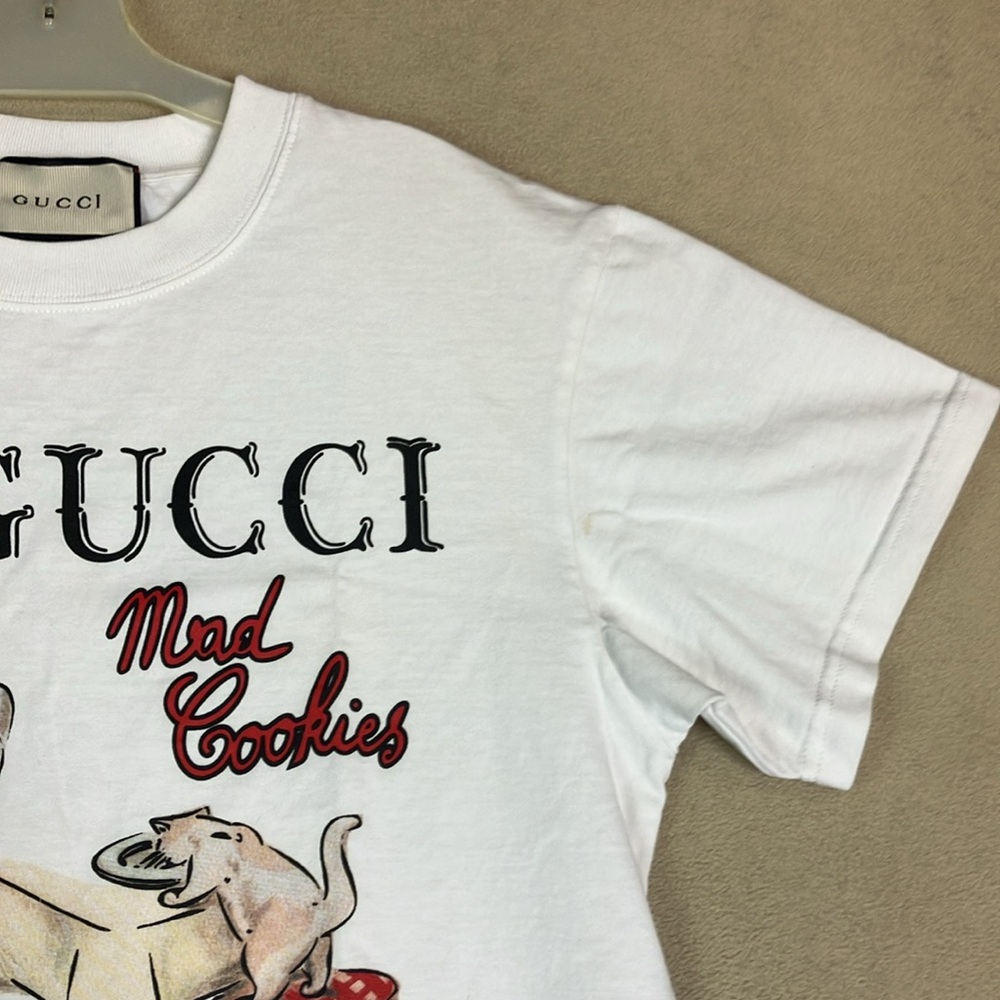 Gucci “Mad Cookies” Designer Graphic Print Short Sleeve T Shirt Unisex sz S - Picture 5 of 16